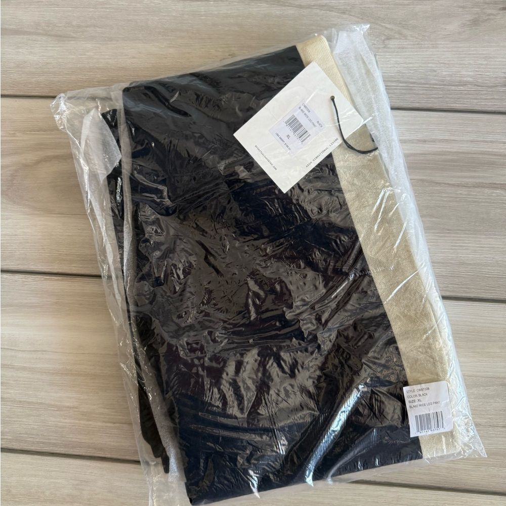 Spiritual Gangster Blake Wide Leg Pant Black XL NWT IN PACKAGE - Picture 10 of 10